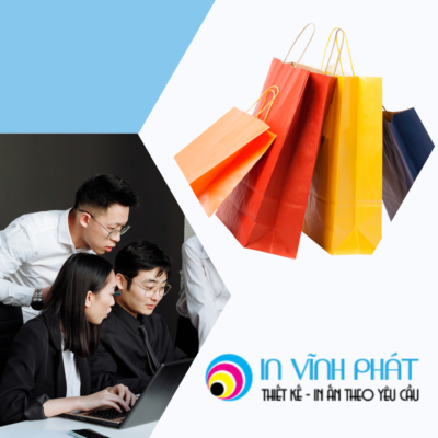 banner in túi giấy